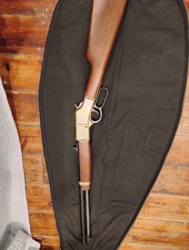 Henry.357 big boy brass like new 