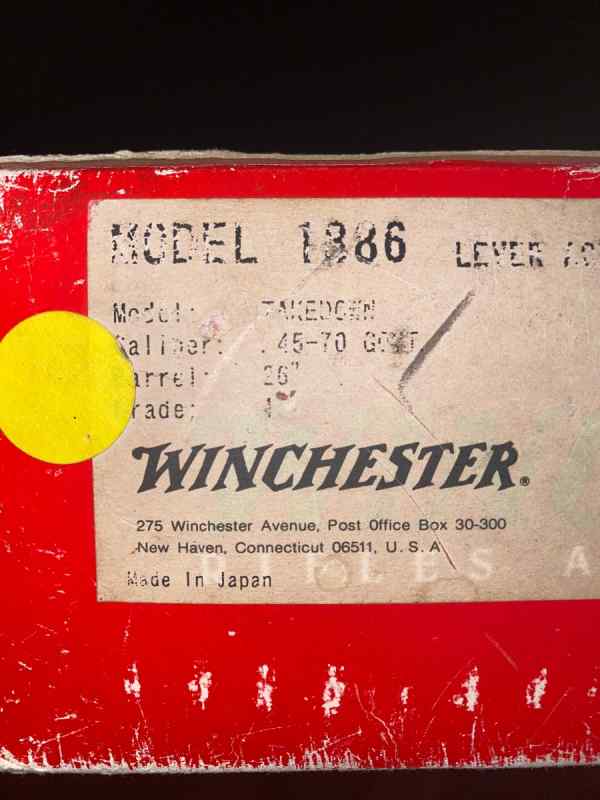 Winchester 1886 45/70 miroku 