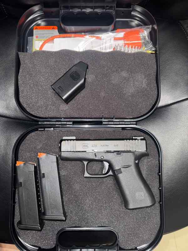 Glock 43x with TRUGLO TFO sights