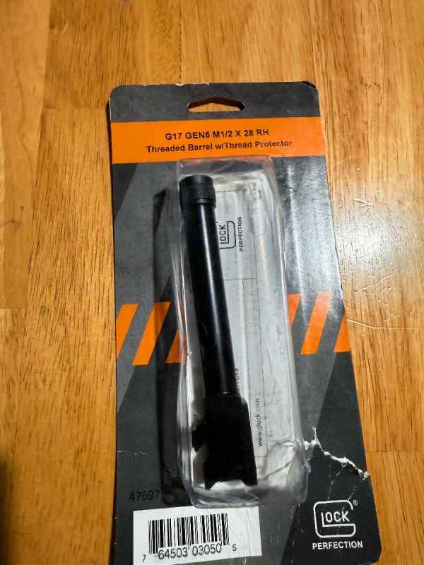 G OEM threaded barrel for G17 gen 5 and G47
