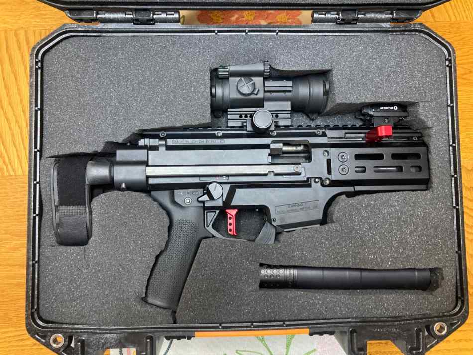 CZ Scorpion Evo S2 w Aimpoint &amp; Pelican case