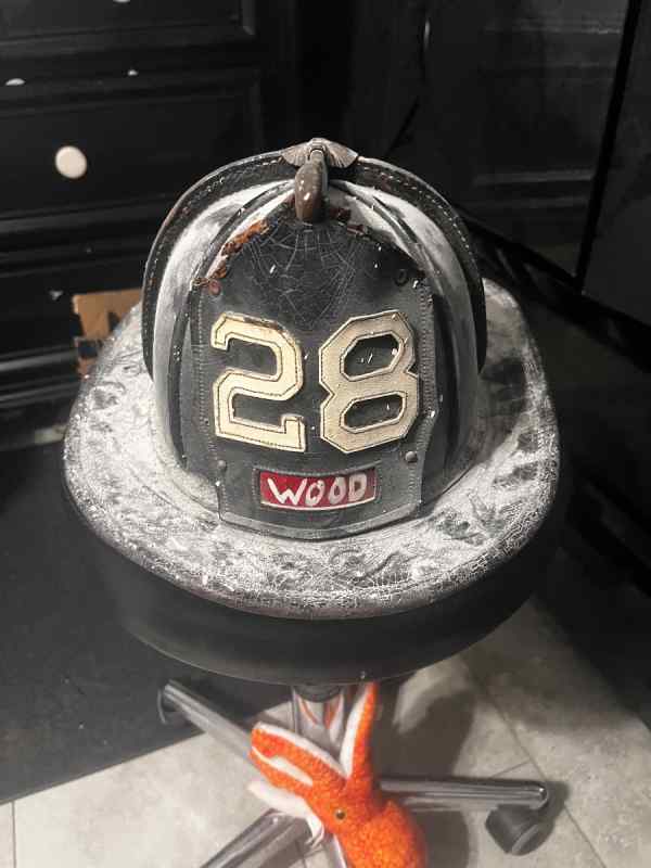 Cairns and brothers pre 1947 fire helmet 