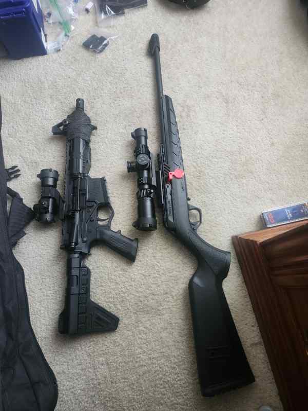 Savage 22lr. 10rd semi w nice tacticon optics. 