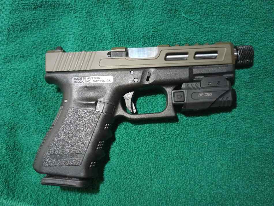 Glock Zaffiri G19 9mm premium RMR slide / x 3