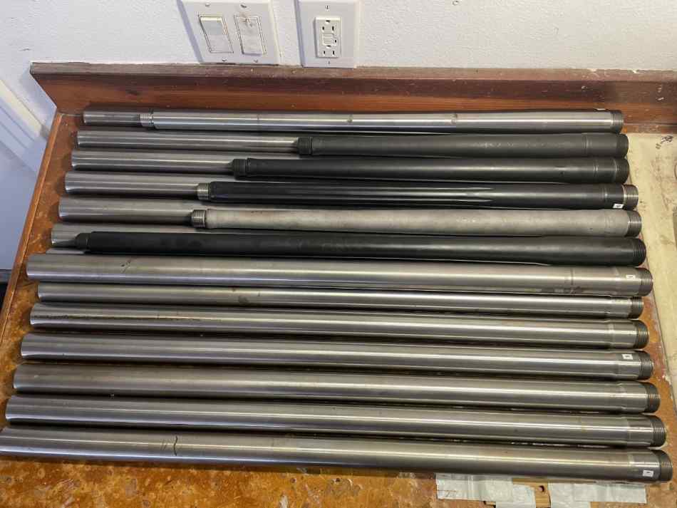 (20) .50 BMG Rifle Barrels - Lower Price!