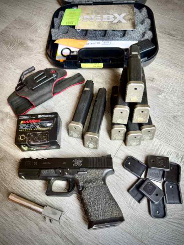 GLOCK 23 w/9MM CONVERSION - COMPLETE PACKAGE