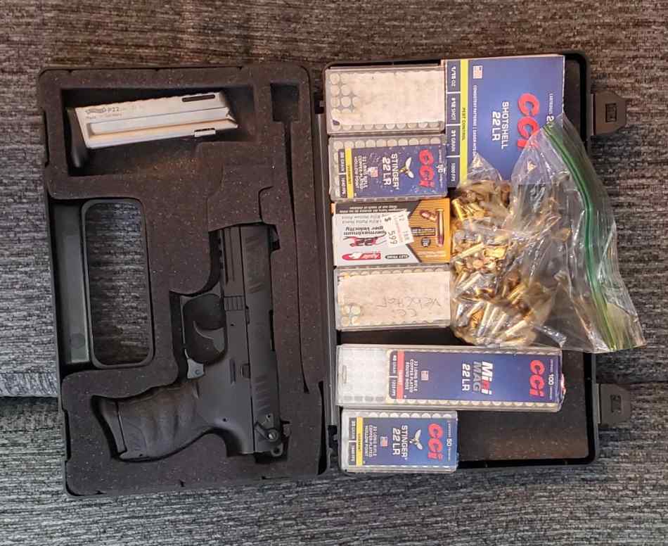 Walther P22QD and Ammo