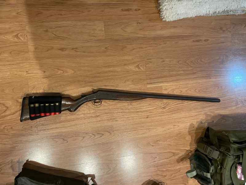 Classic Breech-Loaded Single Shot Shotgun - 12GA