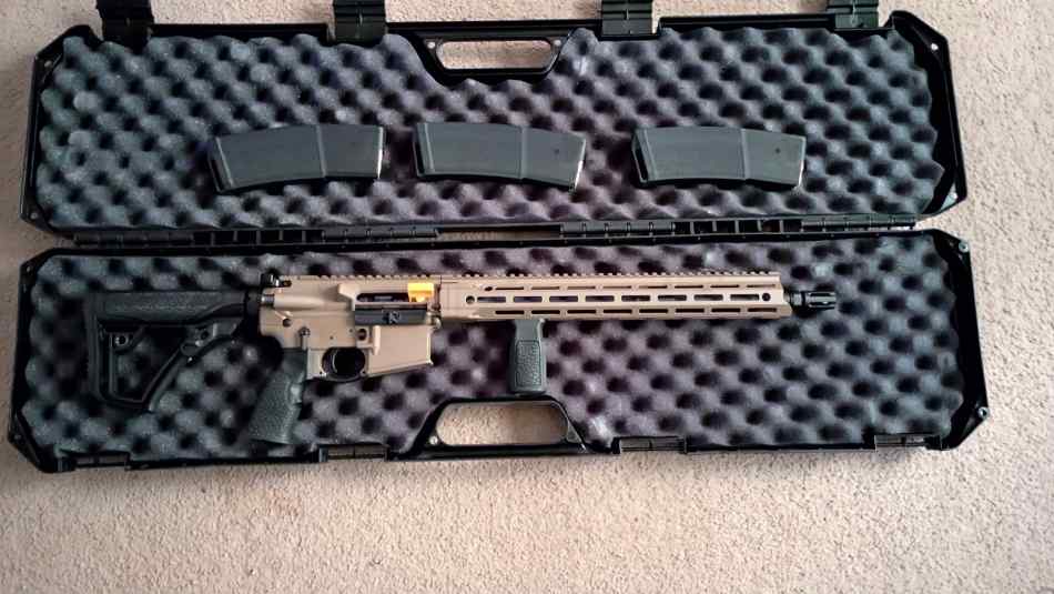 Daniel Defense DDM4 V7 with ammo